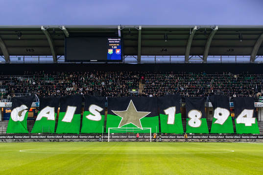 GAIS supportar med ett tifo