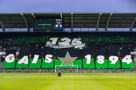 GAIS supportar med ett tifo