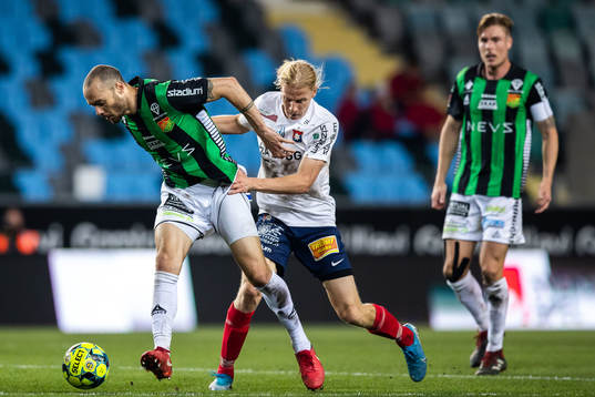 GAIS Henrique Moura Perillo och Örgrytes Gustav Ludwigson