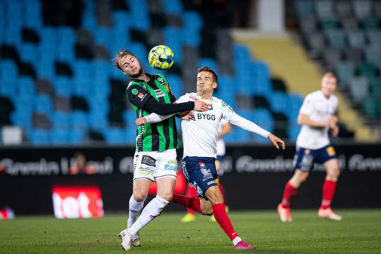 GAIS Niklas Olsson och Örgrytes Amin Affane