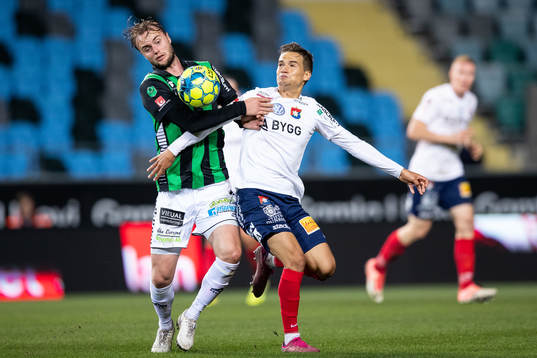 GAIS Niklas Olsson och Örgrytes Amin Affane