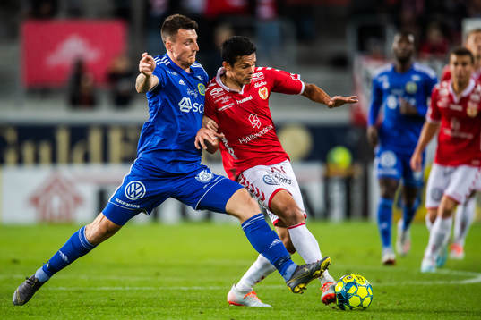 Kalmars Romário Pereira Sipião och Sundsvalls Alexander