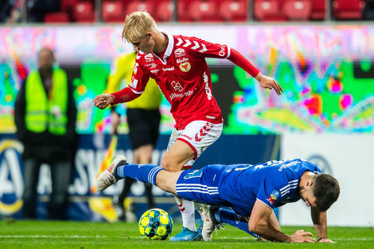 Kalmars Carl Gustafsson och Sundsvalls Carlos Gracia