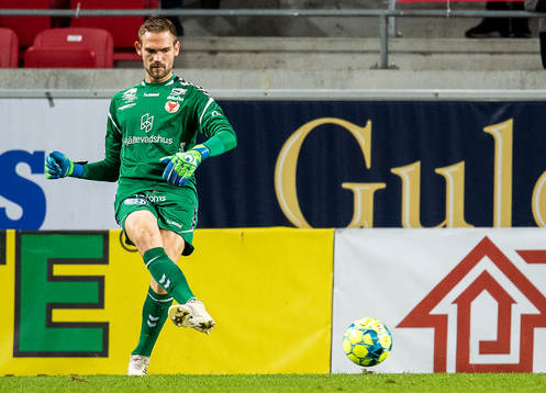 Kalmars målvakt Lucas Hägg-Johansson