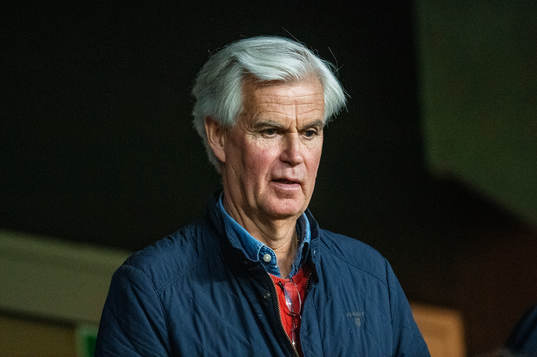 Nanne Bergstrand på läktaren