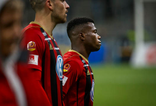 Östersunds Kalpi Wilfried Ouattara deppar