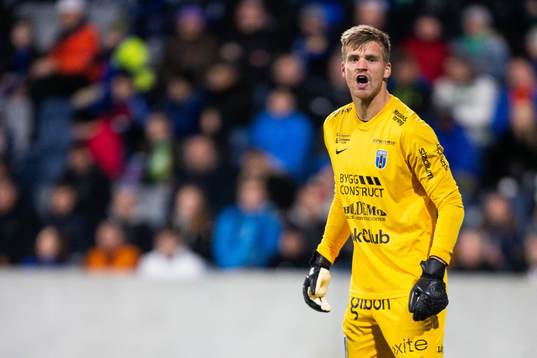 Sirius målvakt Lukas Jonsson
