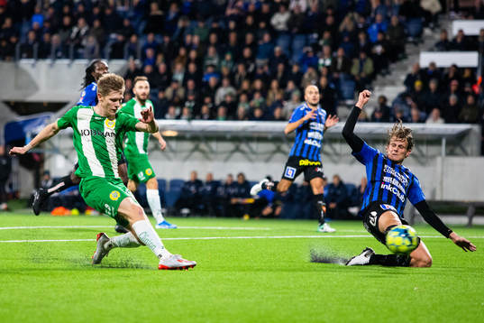 Hammarbys Tim Söderström och Sirius Tim Björkström
