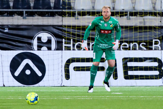 Häckens målvakt Peter Abrahamsson