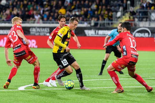 Elfsborgs Sivert Heltne Nilsen, Simon Olsson och Alejandro
