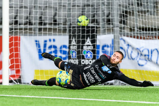 Norrbys målvakt Mergim Krasniqi