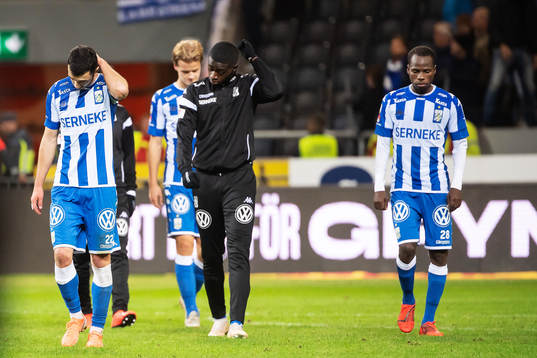 IFK Göteborgs Giorgi Kharaishvili och Alhassan Yusuf