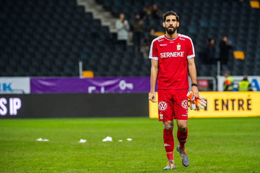 IFK Göteborgs målvakt Ioannis Anestis deppar
