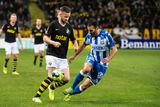 s Robert Lundström och IFK Göteborgs André Calisir