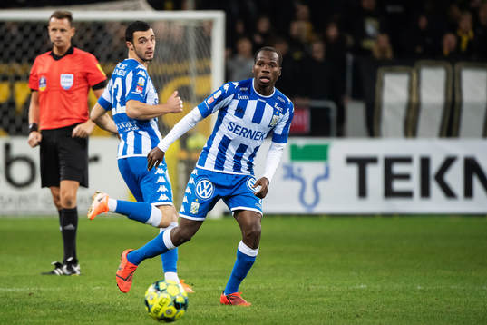 IFK Göteborgs Giorgi Kharaishvili och Alhassan Yusuf