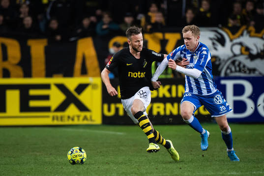 s Robert Lundström och IFK Göteborgs Victor Wernersson