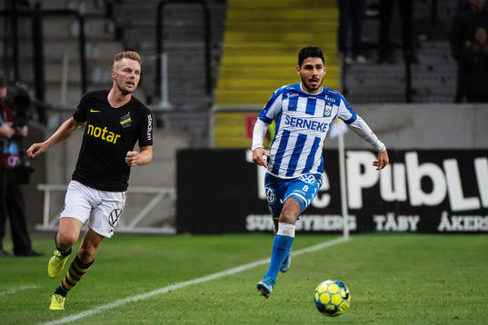 s Sebastian Larsson och IFK Göteborgs Hosam Aiesh
