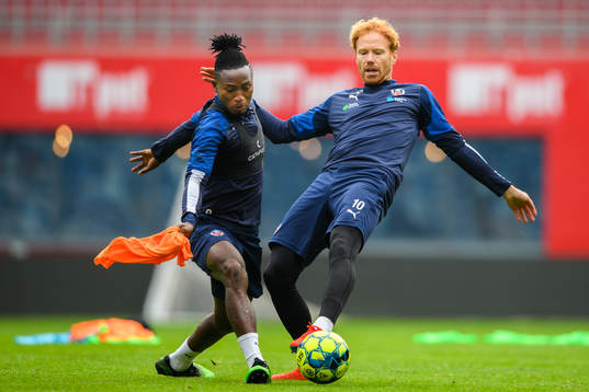 Mamudu Moro och Alexander Farnerud