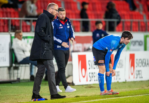 Halmstads tränare Magnus Haglund