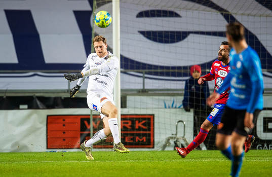 Halmstads målvakt Malkolm Nilsson