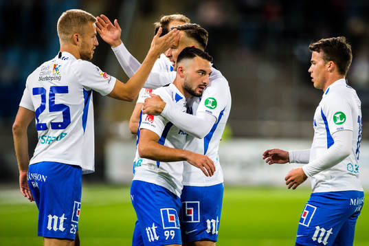 Norrköpings Sead Haksabanovic jublar