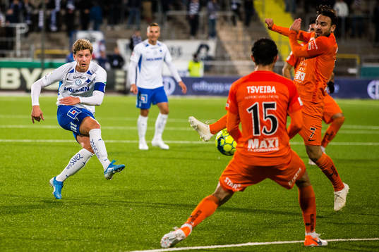 IFK Norrköpings Alexander Fransson gör 3-0