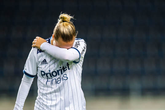 Djurgårdens Fanny Lång deppar
