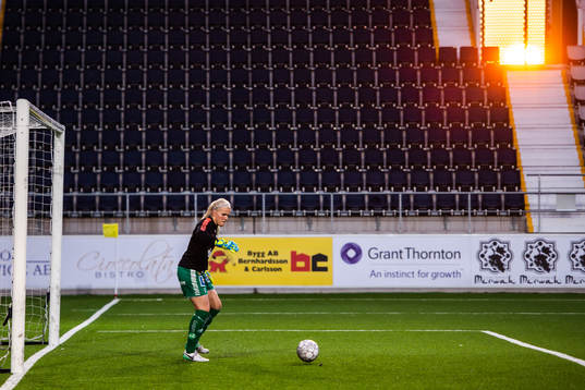 Linköpings målvakt Emma Holmgren