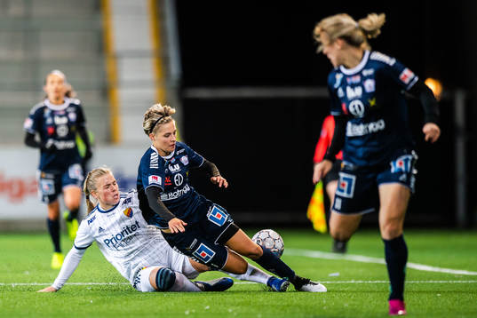 Djurgårdens Ingibjörg Sigurdadottir och Linköpings Lina