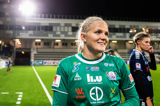 Linköpings målvakt Emma Holmgren