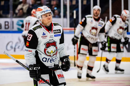 Malmö Redhawks Christoffer Forsberg deppar