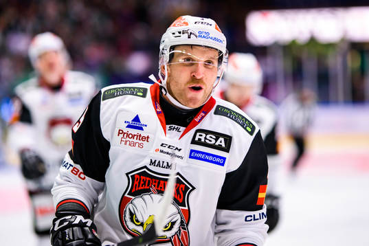 Malmö Redhawks Frederik Storm jublar