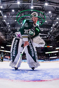 Färjestads målvakt Markus Svensson