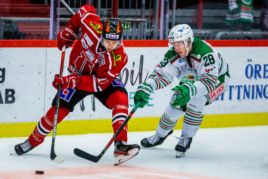 Örebros Viktor Lodin och Rögles Anton Bengtsson