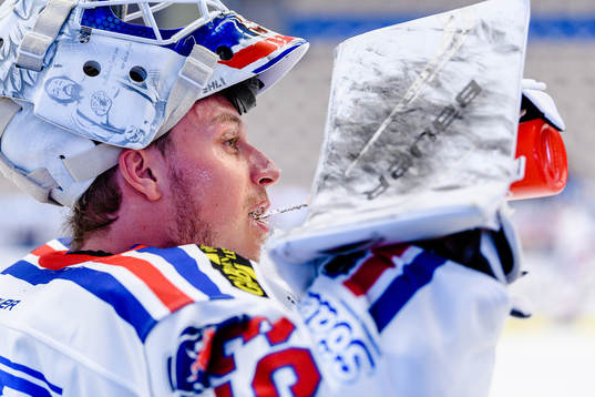 Oskarshamns målvakt Fredrik Pettersson-Wentzel
