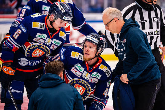 Växjös Ludvig Nilsson  får behandling