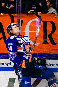 Växjös Emil Pettersson jublar