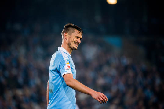 Malmö FFs Markus Rosenberg deppar