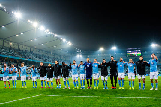 Malmö FFs spelare tackar publiken