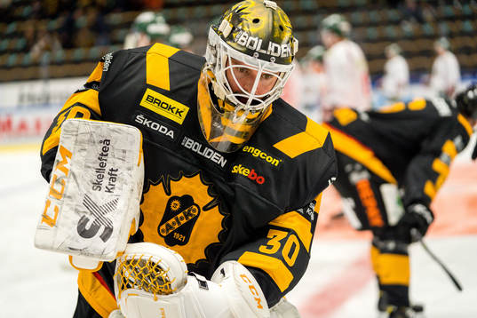 Skellefteås målvakt Gustaf Lindvall