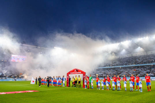Rök över stadion