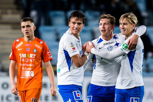 IFK Norrköpings Rasmus Lauritsen, Alexander Fransson och