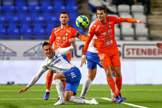 IFK Norrköpings Henrik Castegren och AFC Eskilstunas