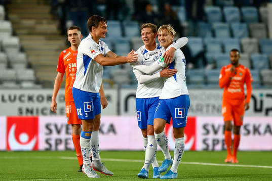 IFK Norrköpings Rasmus Lauritsen, Alexander Fransson och