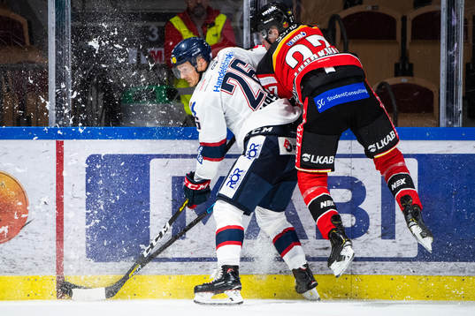 Linköpings Hampus Larsson och Luleås Nils Lundkvist