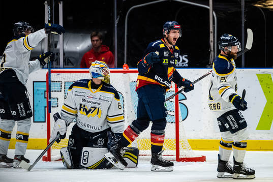 Djurgårdens Anton Hedman jublar