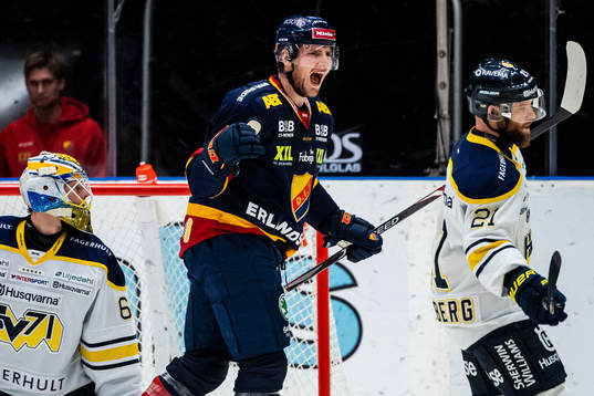 Djurgårdens Anton Hedman jublar