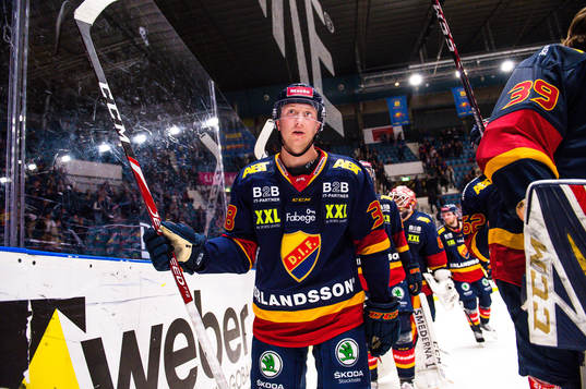 Djurgårdens Olle Alsing jublar