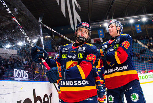 Djurgårdens Alexander Holtz jublar