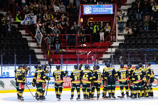 Södertäljes spelare jublar